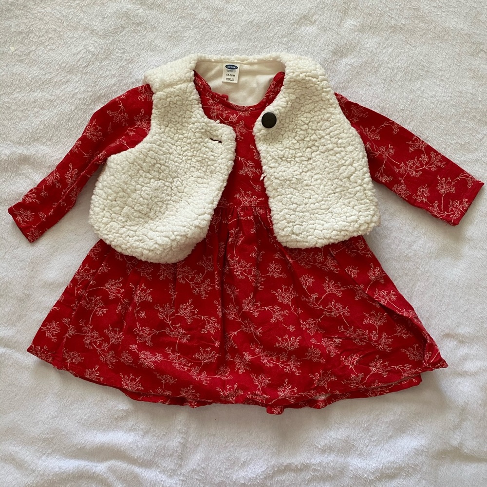 Old Navy dress and vest set